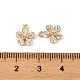Латунные микро проложить кубического циркония подвески KK-C155-04G-01-3