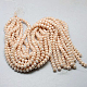 Chapelets de perles en verre électroplaqué GLAA-F001-3x2mm-14L-2