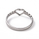 201 anillo de dedo de corazón hueco de acero inoxidable para el día de San Valentín RJEW-J051-26P-3