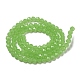 Supports de perles de verre imitation jade EGLA-A035-J6mm-D01-3