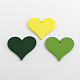 Dyed Heart Wood Pendants X-WOOD-R240-40-1