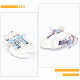 NBEADS 9 Pairs Flat Colorful Shoelaces AJEW-NB0003-22-5