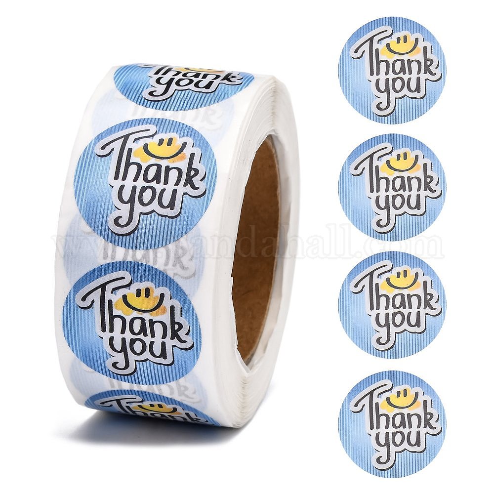 Wholesale 1 Inch Thank You Stickers - Pandahall.com