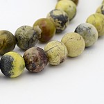 Piedras preciosas sintéticas hebras de perlas redondo, 3mm, agujero: 0.6~0.7 mm, aproximamente 135 pcs / cadena, 15.7 pulgada