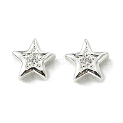 Латунные микро проложить кубического циркония бусы FIND-Z035-17P