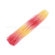 Градиентные цветные стеклянные бусины DGLA-A039-T6mm-A02