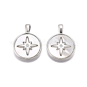 Латунные микропаве прозрачные подвески с фианитом KK-N254-213P