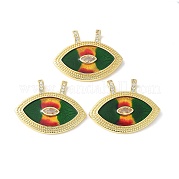 Латунные микро проложить кубического циркония подвески KK-F892-03G