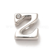 Стойки обшивки латунь кубического циркония бусы KK-L210-008P-Z