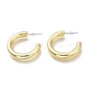 Серьги-кольца из латуни EJEW-H104-07G