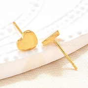 Серьги-гвоздики из нержавеющей стали 304 EJEW-P262-01G