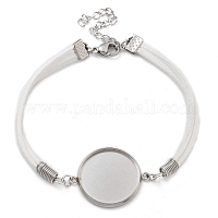 Creazione di braccialetti con doppio cordino in finta pelle scamosciata&nbsp;STAS-M084-10P-04