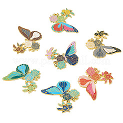 7 pendentif en alliage émaillé de 7 couleurs&nbsp;ENAM-TA0002-71