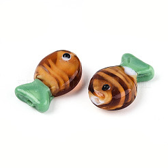 Бусы лэмпворк ручной работы&nbsp;LAMP-N021-41-A08