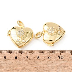 Экологически чистые подвески-медальоны из латуни с микропаве из прозрачного кубического циркония&nbsp;KK-F850-03G