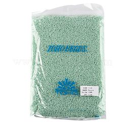 TOHOラウンドシードビーズ  日本製シードビーズ  （ミント裏地付きクリスタル1065)個  11/0  2.2mm  穴：0.8mm  約50000個/ポンド&nbsp;SEED-TR11-1065