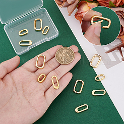 12 шт. 3 стиля латунных пружинных затворных колец&nbsp;KK-PH0013-95