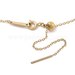 Ионное покрытие (ip) 304 нержавеющая сталь и акрил красное сердце кулон кабель цепь ожерелья для женщин NJEW-F328-02G