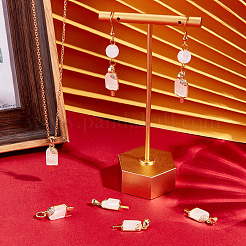 8шт латунные прозрачные подвески из кубического циркония KK-BBC0006-99