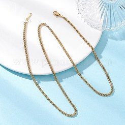 Ожерелья из цепочек пшеницы из нержавеющей стали 304 толщиной 2.5 мм&nbsp;NJEW-JN05719