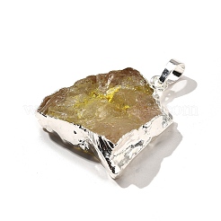 Подвески из необработанного натурального окрашенного кварца&nbsp;G-G895-05S-04