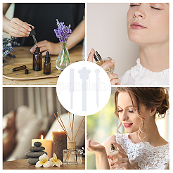 150 шт. 3 вида цветочных круглых тест-полосок для духов&nbsp;AJEW-CP0007-83