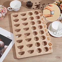 Деревянные держатели для кофейных капсул ODIS-WH0030-153