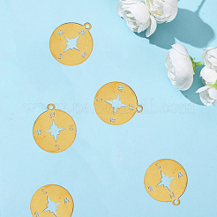 16 шт. ионное покрытие (IP) 201 подвески из нержавеющей стали&nbsp;STAS-BBC0008-42G