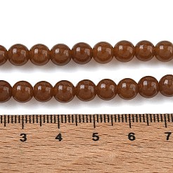 Gefärbt natürlichen weißen Jade Perlen Stränge&nbsp;GG-CBA9281-B02-6mm
