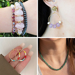 60шт 3 стиля латунные бусины&nbsp;KK-TA0001-57