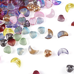 180 pièces 18 style galvanoplastie perle de verre transparente&nbsp;EGLA-TA0001-15