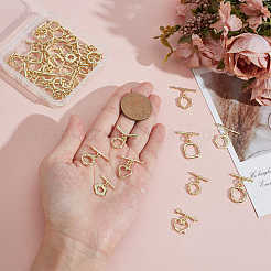 40 шт. 10-х стилевые застежки-тоглы из сплава&nbsp;FIND-ME0002-90