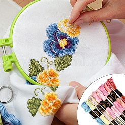 Полиэфирные нитки для вышивания&nbsp;OCOR-WH20074-13A-03A