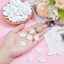 Кабошоны из непрозрачной смолы&nbsp;RESI-NB0002-13