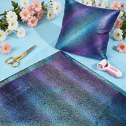 1 mètre de tissu à écailles de poisson en polyester&nbsp;DIY-PH0036-68