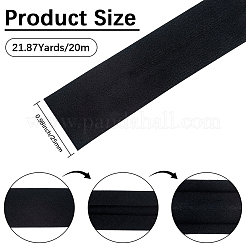 Косая бейка из поликоттона с двойным сгибом OCOR-WH20006-22B