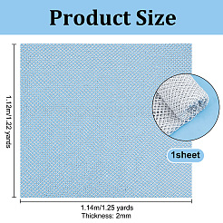 Сетчатая ткань со стразами SENE-WH0003-53