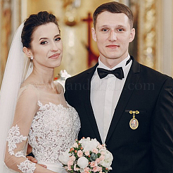 Латуни брошь&nbsp;JEWB-FH00024