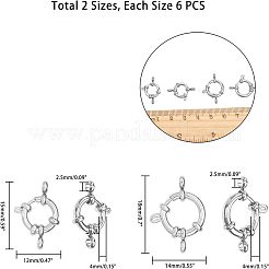 Застежки-пружины с гладкой поверхностью из нержавеющей стали 304 STAS-UN0001-02P