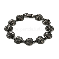 Браслеты из латуни на Хэллоуин для женщин&nbsp;BJEW-B149-02B