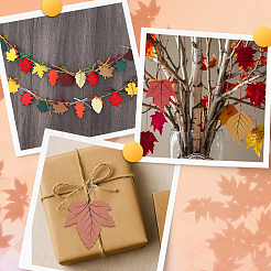 120 шт. бумажные листочки для украшения вечеринки&nbsp;DIY-SC0032-15