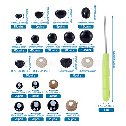 Ремесленные пластиковые кукольные глаза и носы DIY-TA0008-92