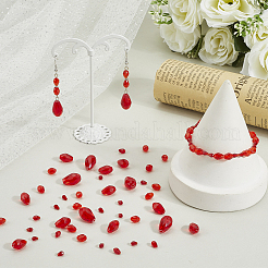 Граненые круглые стеклянные бусины&nbsp;GLAA-PA0001-05C