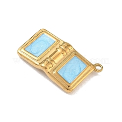 Pendentifs en acier inoxydable 304 émaillés&nbsp;STAS-L316-09G