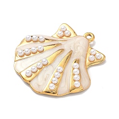 Подвески из нержавеющей стали 304 с эмалированным покрытием и имитацией жемчуга из АБС-пластика&nbsp;STAS-Z184-09G