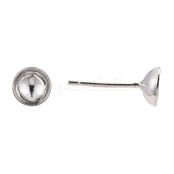 925 Sterling Silber Ohrstecker Zubehör&nbsp;STER-K167-043D-S
