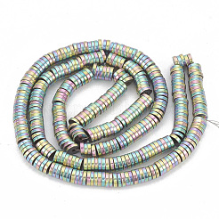 Гальванизировать немагнитных синтетический гематит бисер пряди G-T061-142C