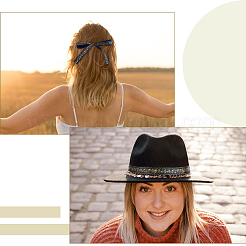 Лента из полиэстера с золотым тиснением OCOR-WH0091-34A