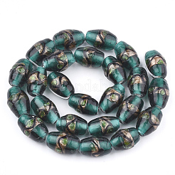 Бусины ручной работы бусины золотого песка LAMP-T006-01C