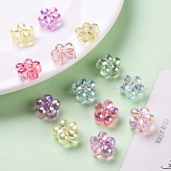 Прозрачные акриловые бусины X-TACR-S154-34C